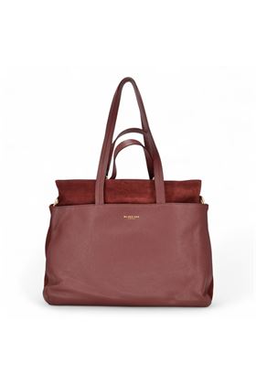 Borsa in pelle colore rubino MY BEST BAG | 1044-RUBINO